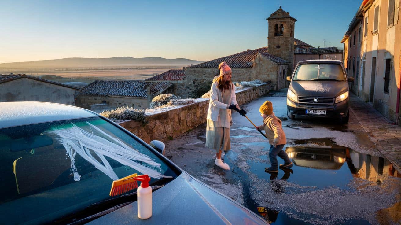 Aemet anuncia un descenso general de temperaturas y riesgo de heladas en el interior