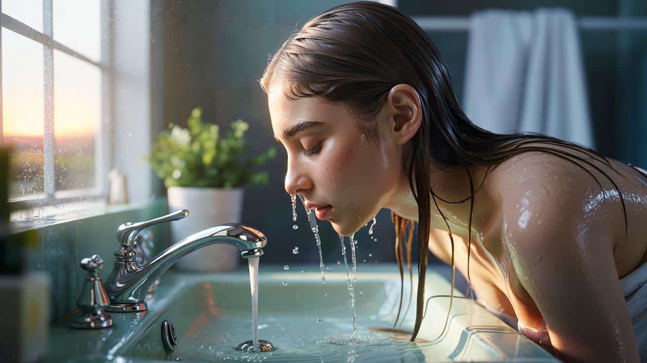 Agua fría en tu cara y cabello : ¿realmente te quita ojeras en 20 segundos y da brillo visible?