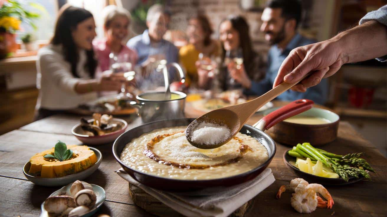 Cenas con amigos: por qué el risotto cremoso conquista a todos y cómo clavas el punto en 20 minutos