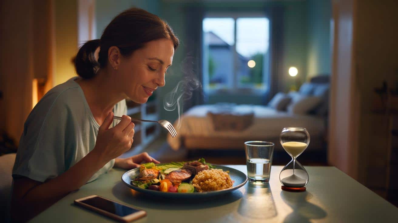 Comer más despacio: el gesto sencillo que mejora tu salud y tu sueño