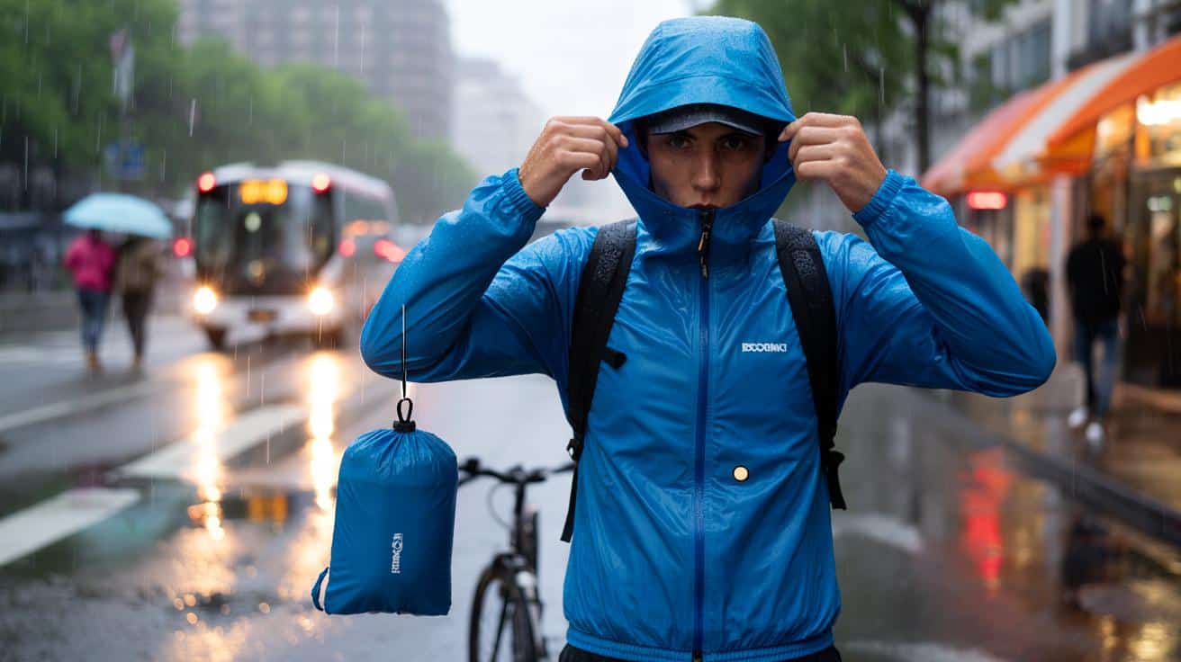 Decathlon sorprende con su nueva chaqueta plegable impermeable por menos de 35 €