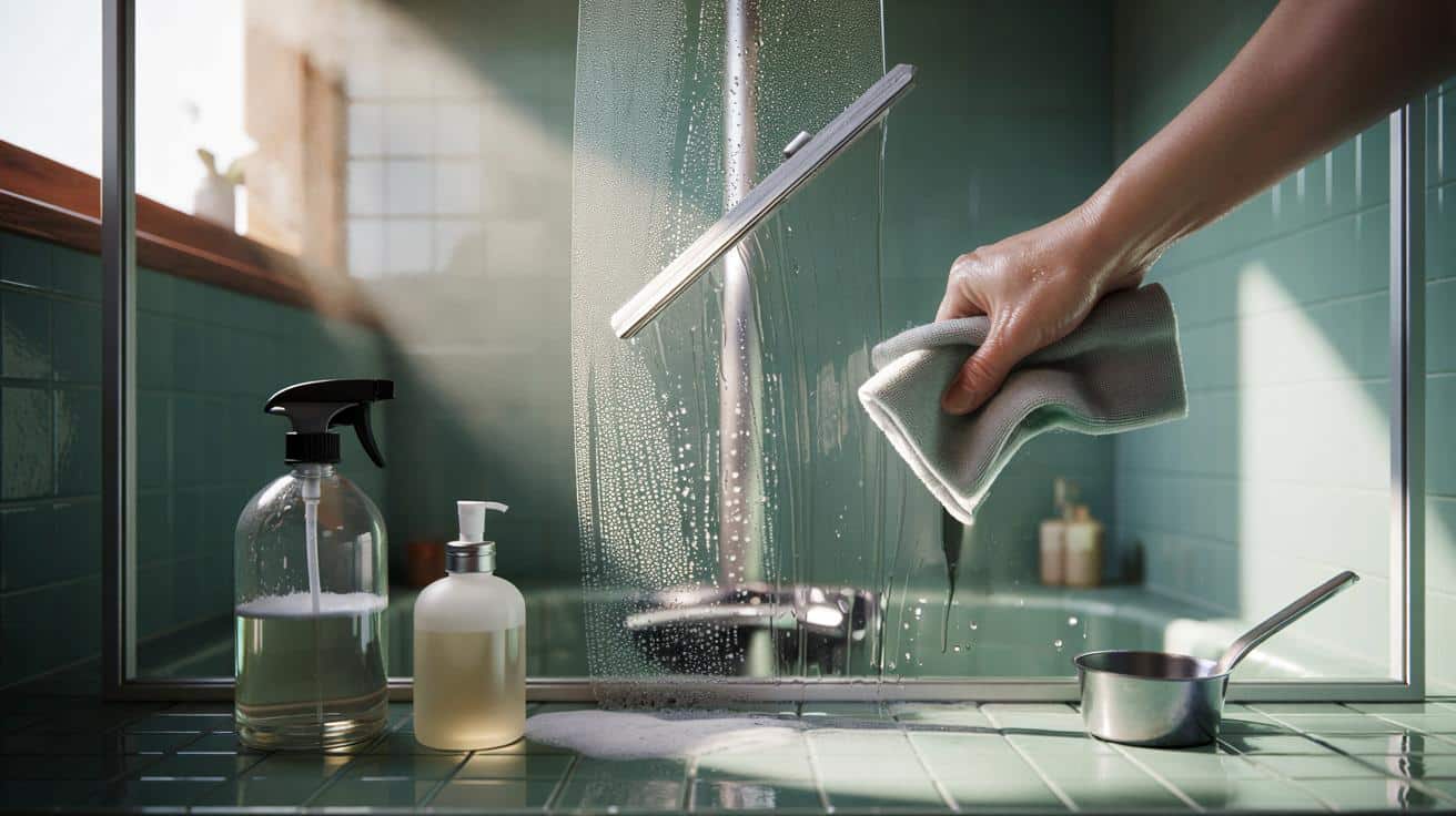 Diego Fernández, ingeniero químico: “Aplicar 400 ml de agua con una cucharadita de jabón líquido desengrasa la mampara sin esfuerzo”