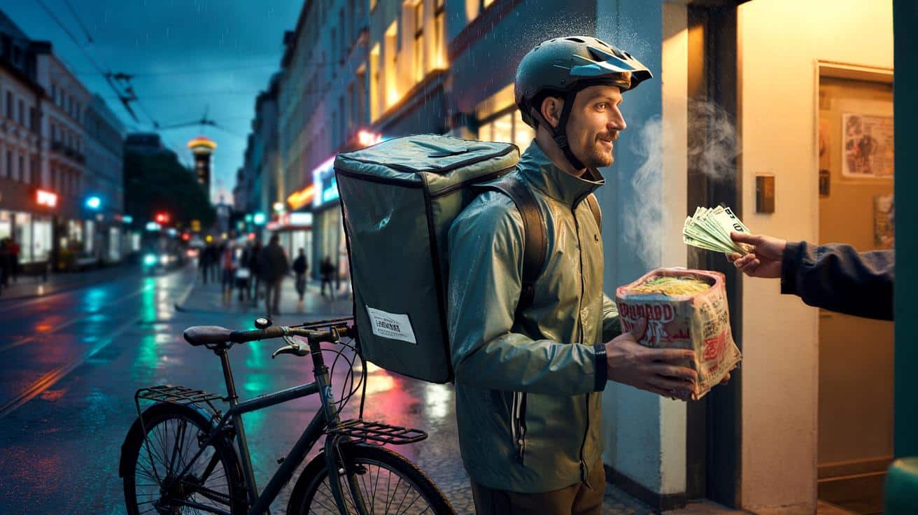 Diego Fernández, repartidor en Berlín: “Pasé de 1.200 € en Valencia a 3.500 € con propinas”