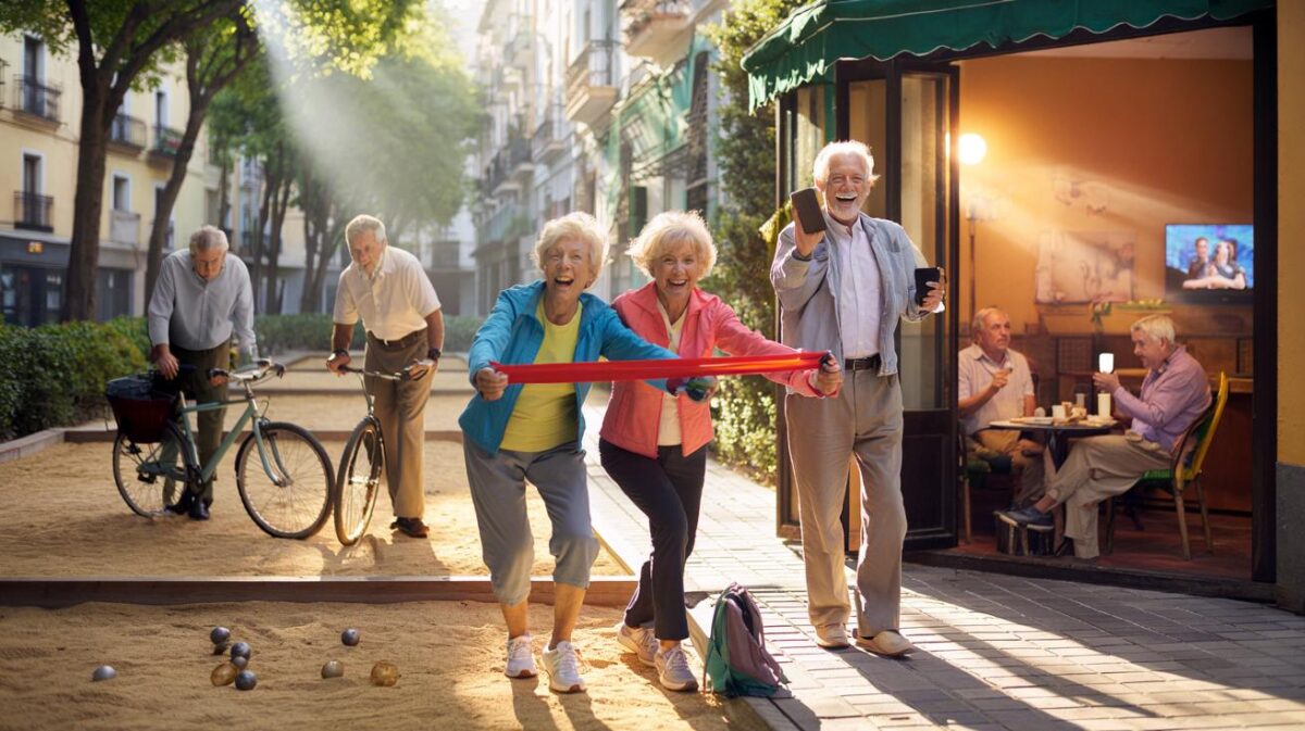 El nuevo perfil del jubilado español: menos televisión, más actividad y vida social activa