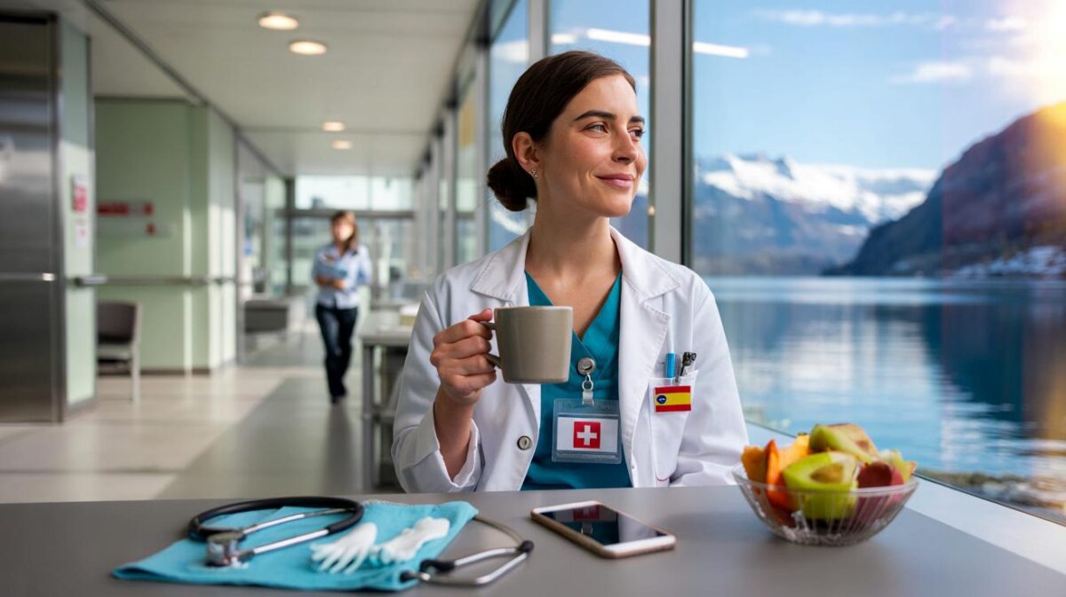 El testimonio de una enfermera española en Suiza: “Trabajo menos, cobro más y me siento valorada”