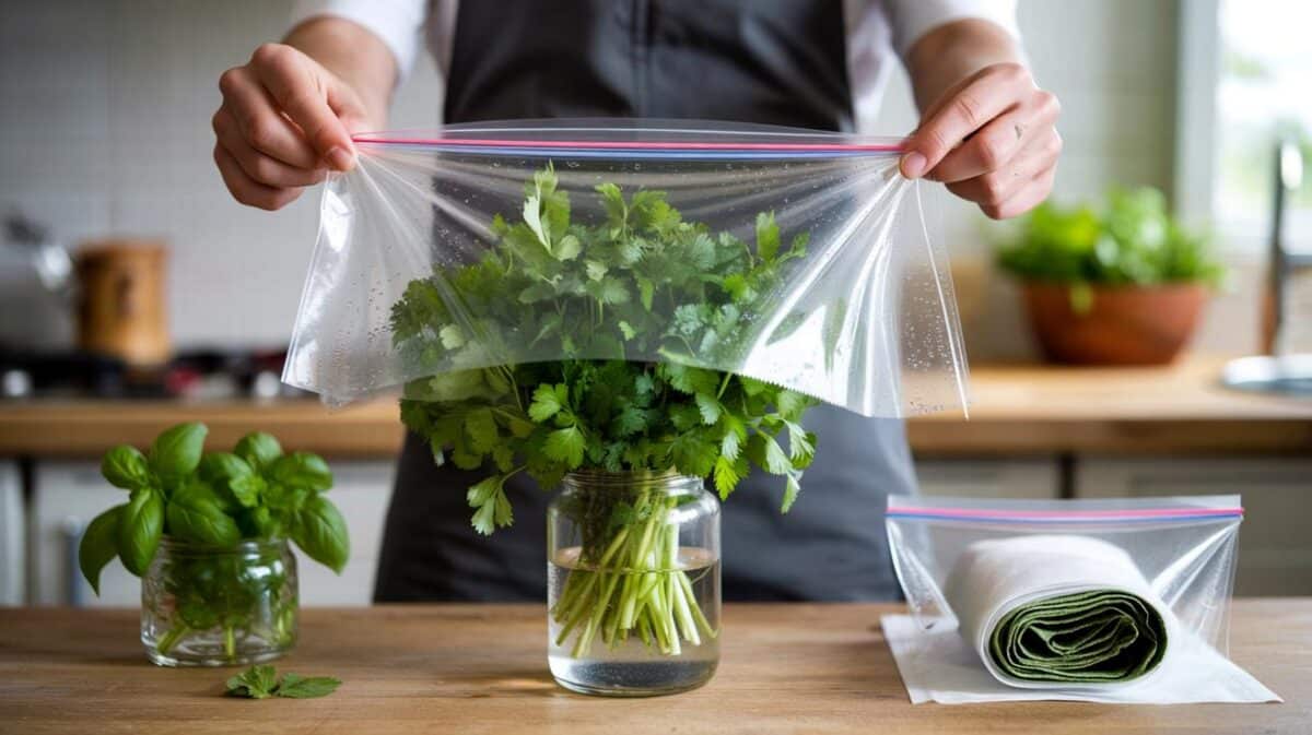 El truco de cocina que los chefs usan para conservar las hierbas frescas más tiempo