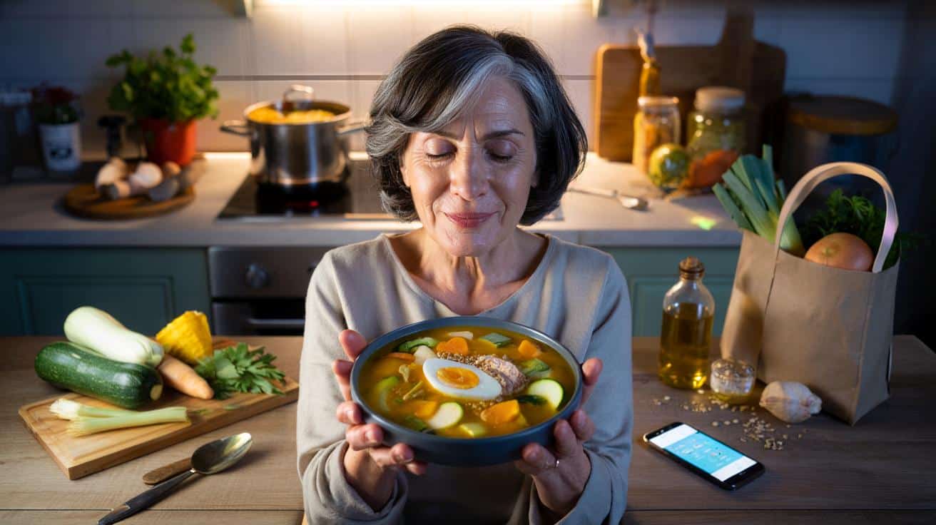 Elena Martín (55 años): “Solo cambié la cena por una sopa vegetal y bajé tres kilos sin darme cuenta”
