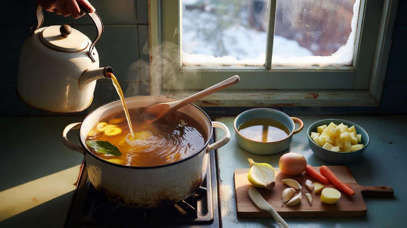 Frío, factura y despensa vacía: ¿puedes hacer una sopa de invierno con 4 cosas y 20 minutos?