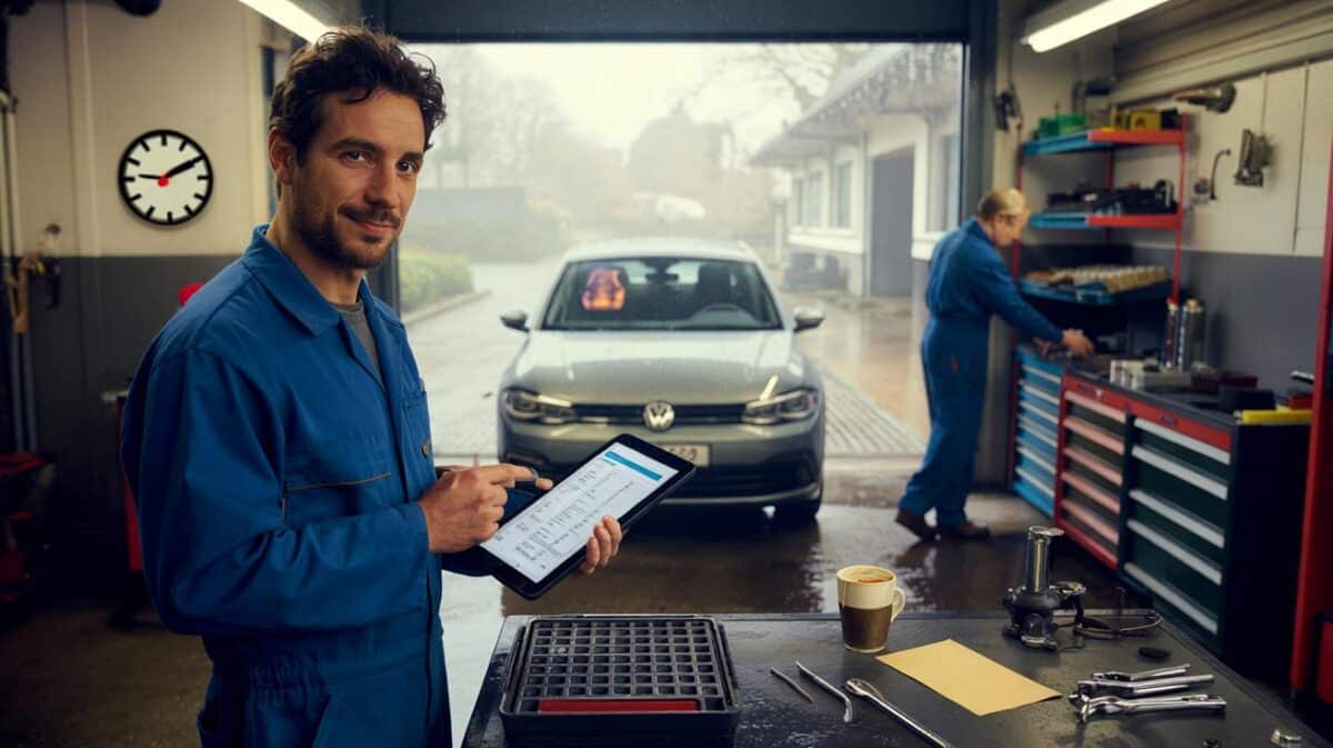 Javier Gómez, mecánico en Bélgica: “Trabajo tranquilo, y al salir no pienso más en el taller”