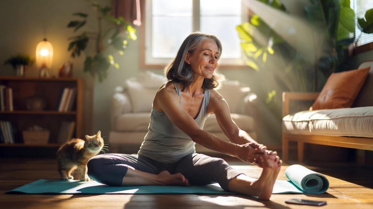 Julia Navarro (55 años): “Nunca fui al gimnasio, pero con 20 minutos de estiramientos diarios me siento más joven”