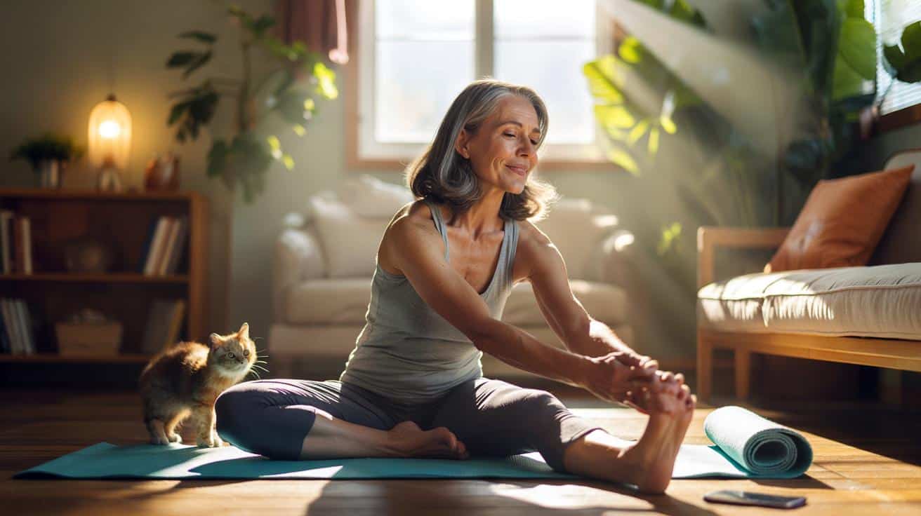 Julia Navarro (55 años): “Nunca fui al gimnasio, pero con 20 minutos de estiramientos diarios me siento más joven”
