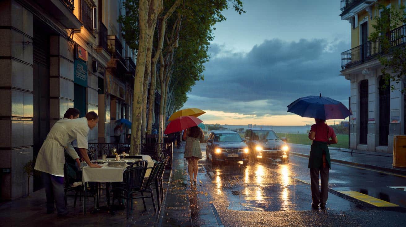 La Aemet alerta: bajan las temperaturas y vuelve la lluvia a partir del martes
