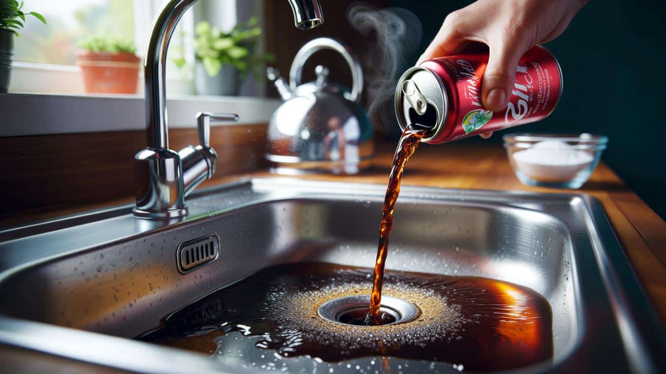 La bebida económica que limpia las tuberías y elimina los malos olores