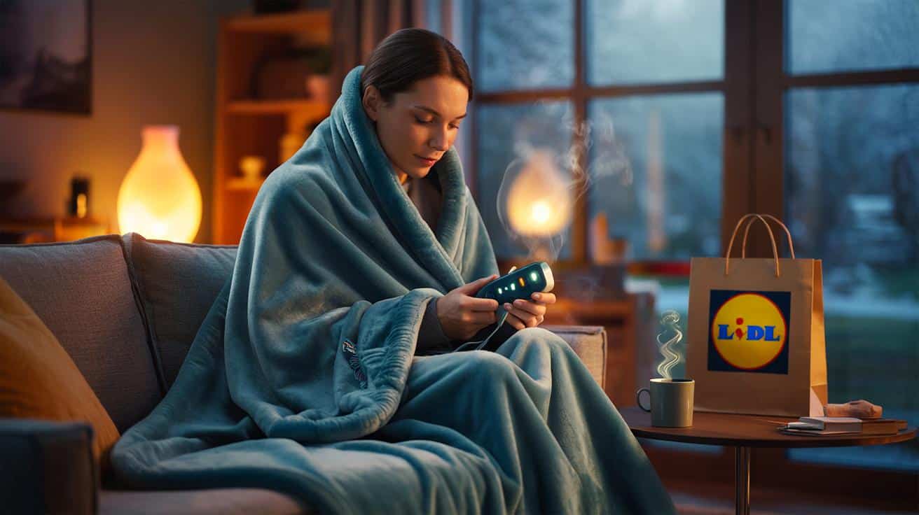 Lidl lanza una manta eléctrica por menos de 25 € para combatir el frío