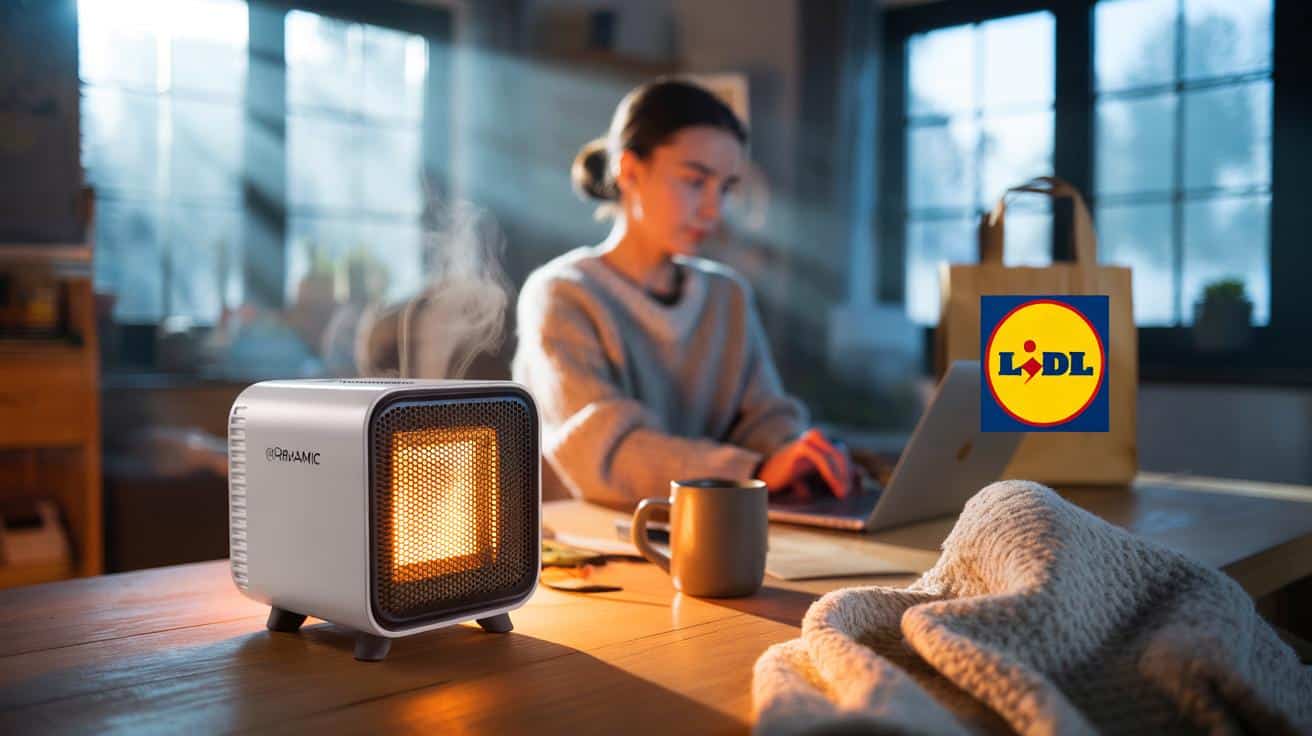 Lidl pone a la venta un calefactor portátil que calienta en segundos por menos de 20 €