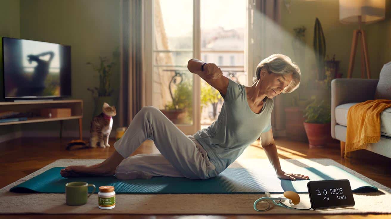 Rosa Méndez (61 años): “Desde que hago pilates en casa ya no tengo dolor de espalda ni insomnio”