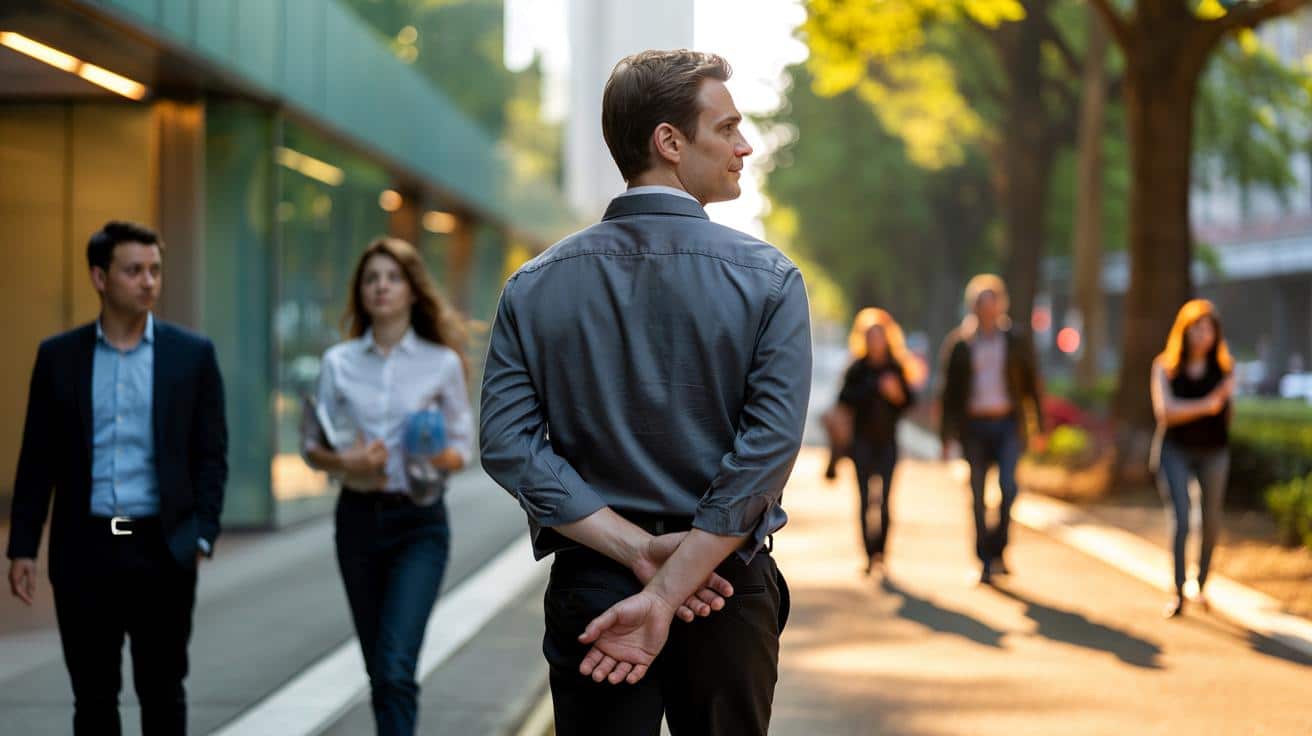 Si caminas con las manos atrás, esto piensan de ti en el trabajo y en la calle, según psicología