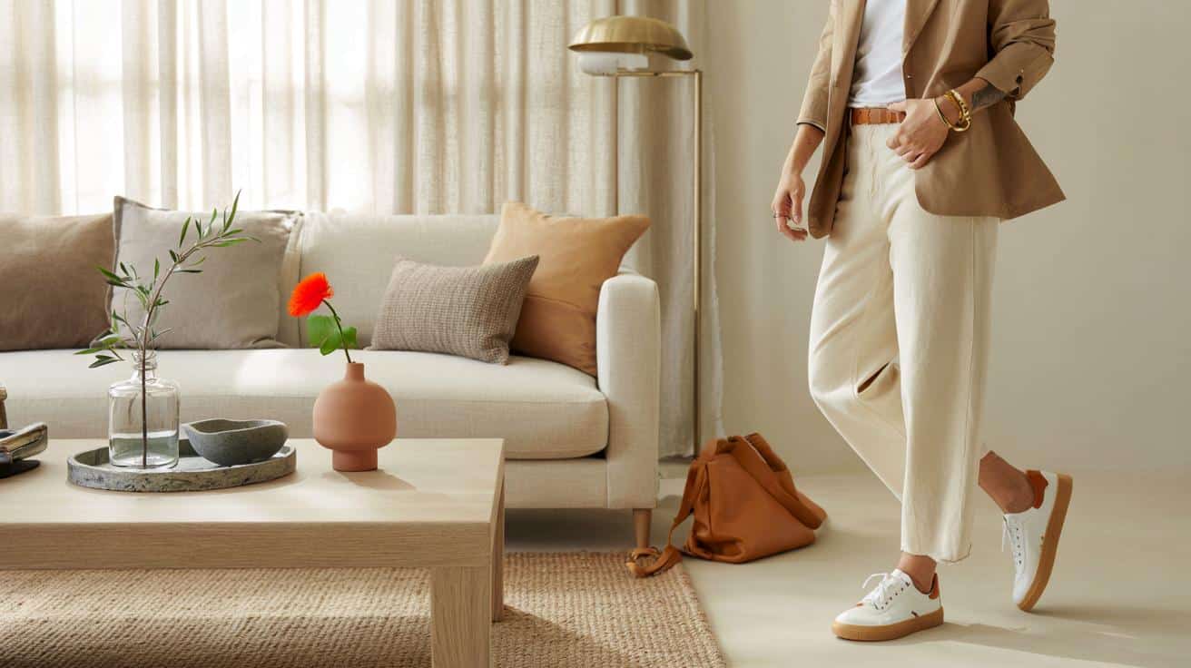 Si tienes sofá beige y zapatillas blancas atento : siete pruebas de que los neutros no pasan de moda