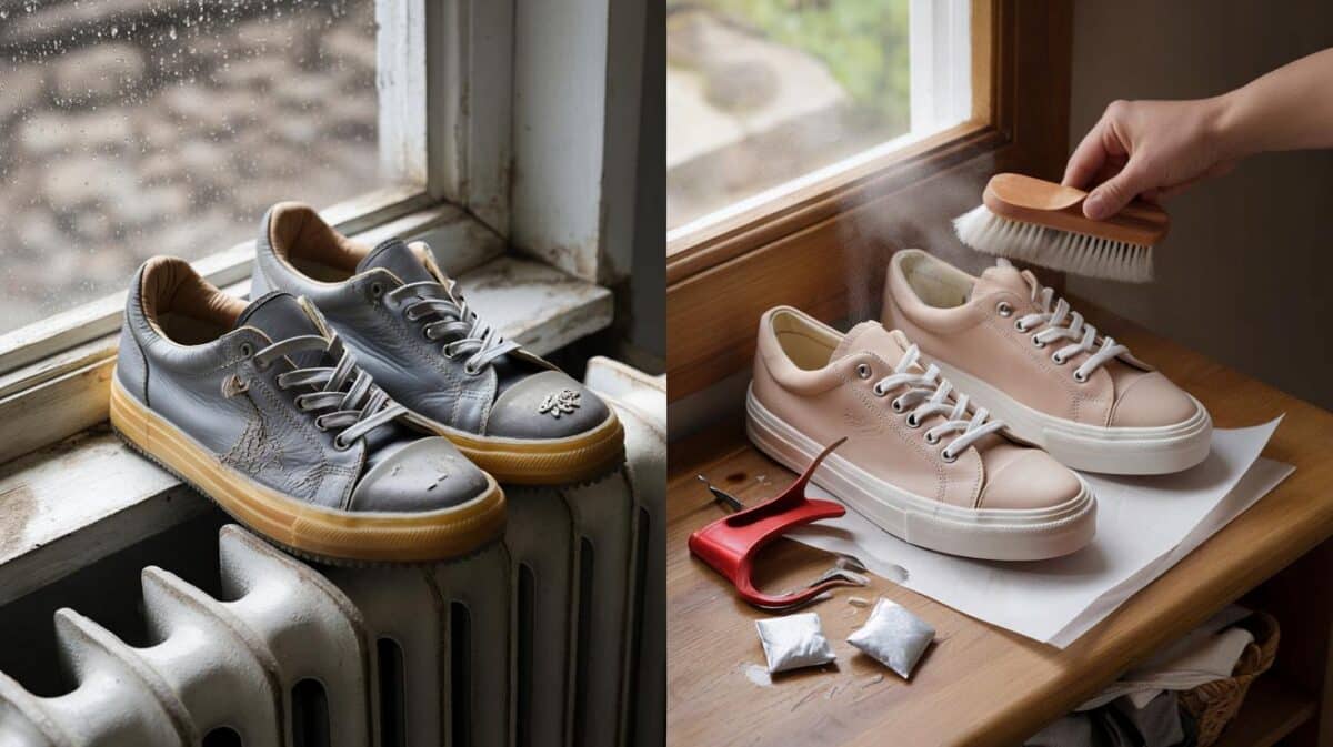 Si tus zapatillas huelen y el cuero se cuartea, no es azar: 7 gestos diarios que la gente ignora