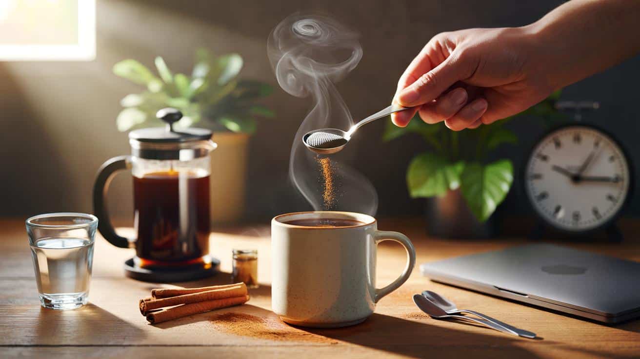 ¿Te gana el bajón de las 10:30? café con canela: tres pasos para energía real sin subidón ni azúcar