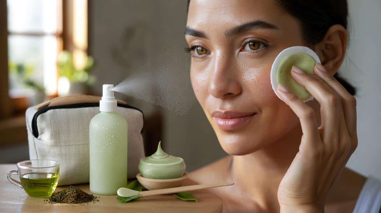 Té verde en tu neceser: 3 gestos diarios que devuelven luz a la piel cansada, según dermatólogos