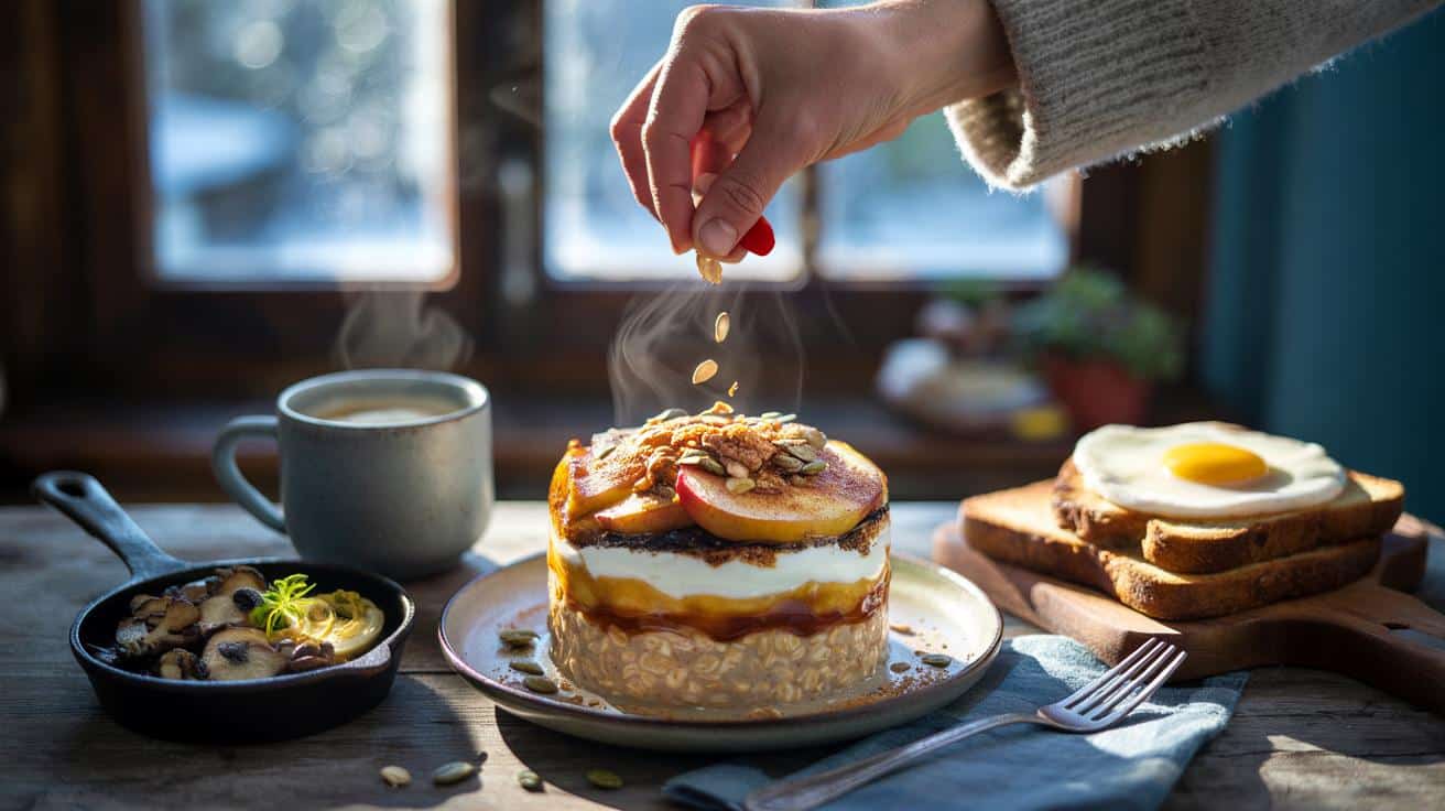 Tienes frío por las mañanas? 5 capas y 12 minutos: el desayuno que te mantiene saciado hasta las 12