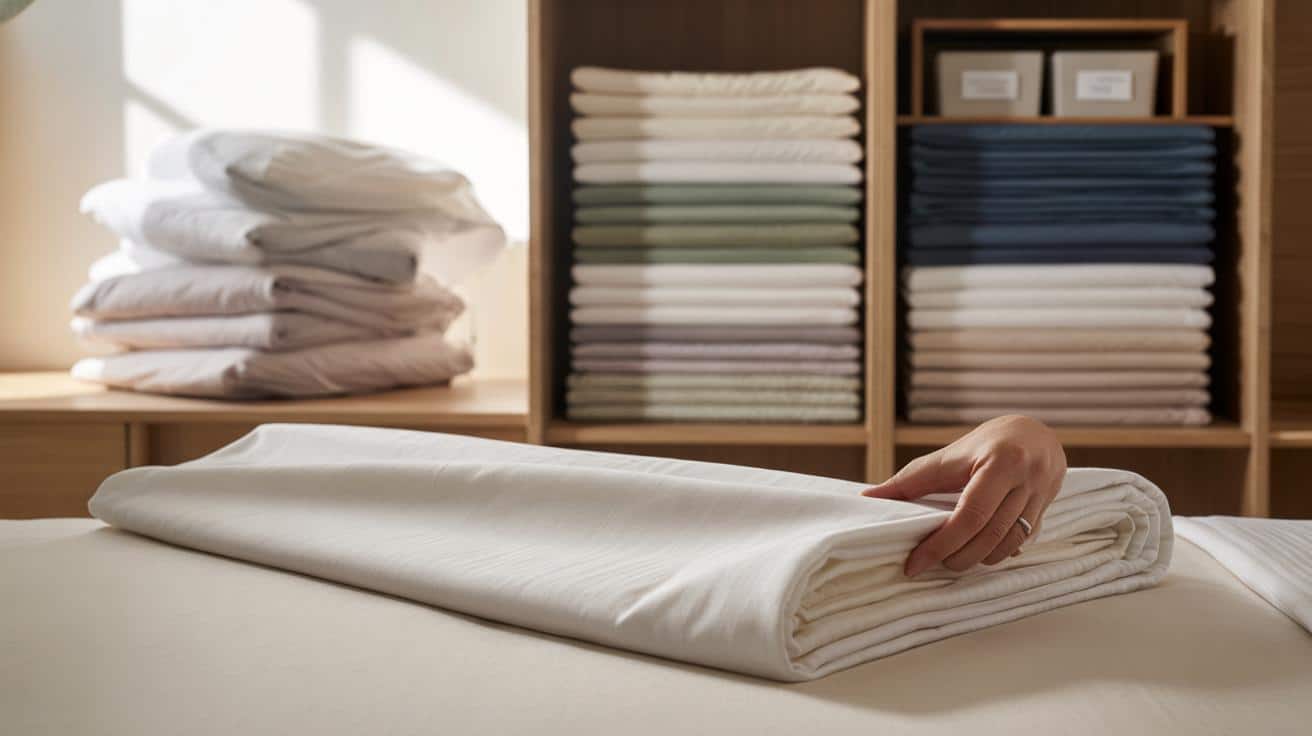 Tu armario sufre por las sábanas ajustables: 4 pasos y 55 segundos para doblarlas sin perder espacio