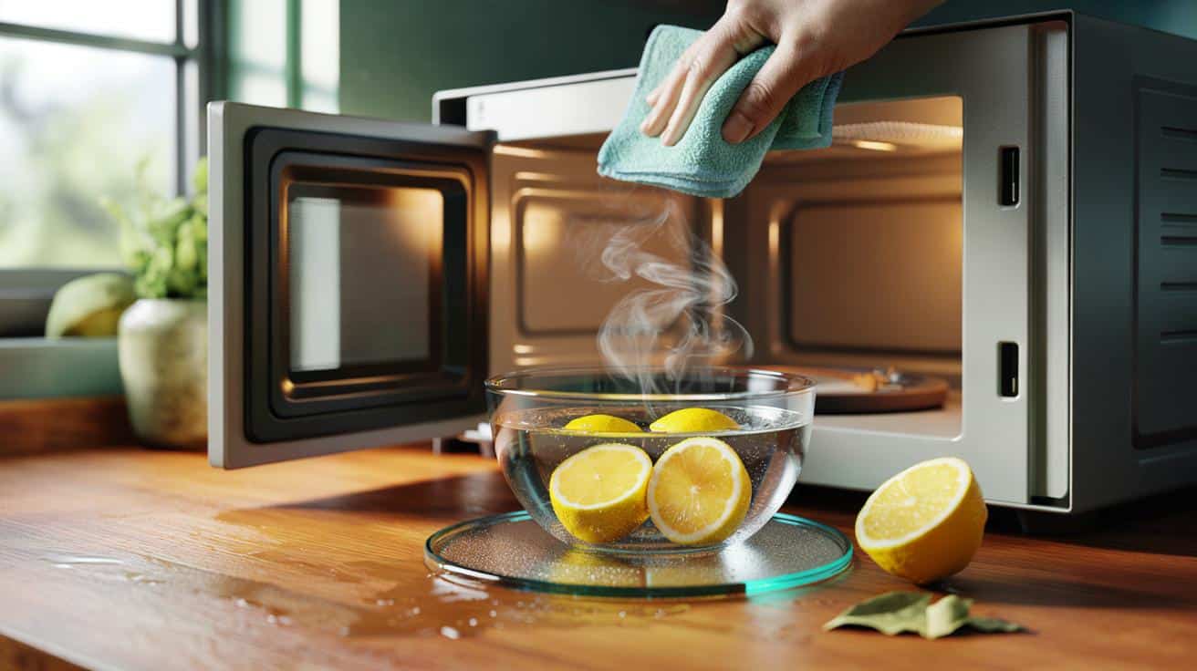 ¿tu microondas huele a mezcla rara? el truco con 1 limón y 5 minutos que usan miles de familias