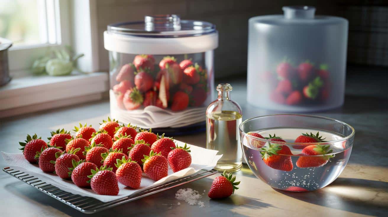 Tus fresas se mantendrán firmes y dulces 10 días con este sencillo truco casero