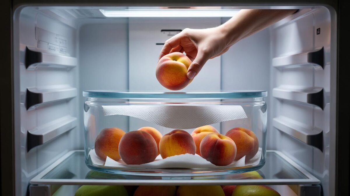 Tus melocotones se mantendrán perfectos 12 días si haces esto al guardarlos