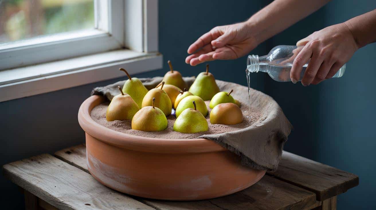 Tus peras seguirán frescas 14 días con este método sin nevera
