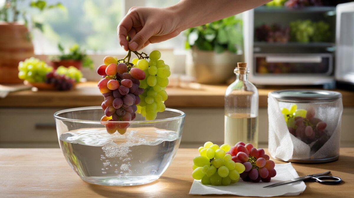 Tus uvas no se pudrirán en una semana con este truco de conservación natural