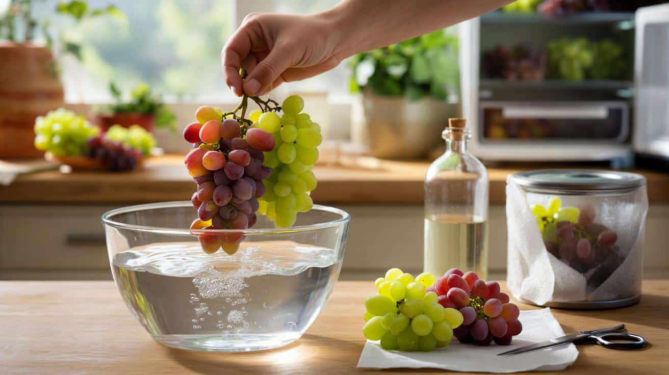 Tus uvas no se pudrirán en una semana con este truco de conservación natural